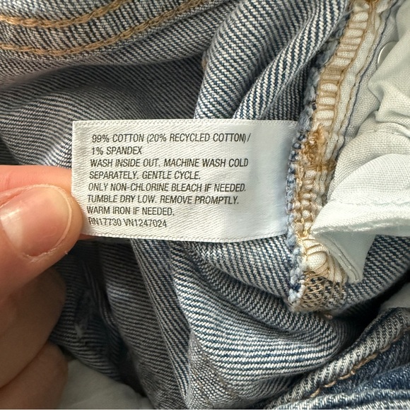 Target Wild Fable Super High Rise Straight Jeans NWT - Picture 7 of 7